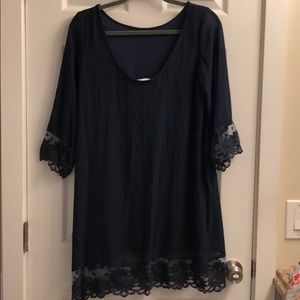 Daisy shop navy blue dress